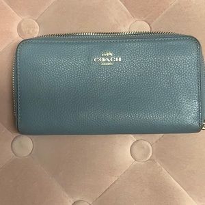 Coach Accordion Zip Wallet.
